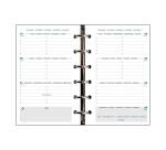 Organiseur Exatime 14 Carat 11 x 14.5 cm Semainier Septembre 2026 à Décembre 2027 -16 Mois - Noir