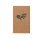 Flying Spirit piqûre textile 7,5x12cm 48 pages ligné motifs assortis papier ivoire 90g - Kraft