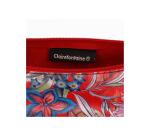 Céleste CUIR Trousse ronde Ø5,5x22 cm Jardin Rouge