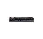 REPTILE DESIGN Trousse slim 4x2,5x19,5 cm, Python noir - Python noir
