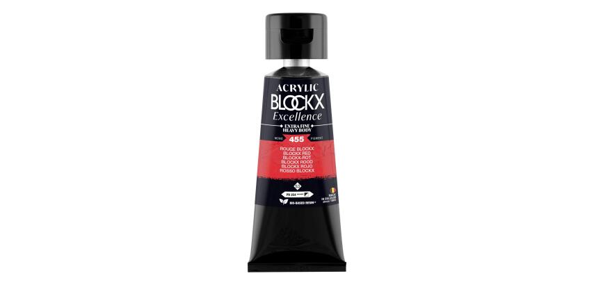 Peinture acrylique extra-fine fine tube 75ml - Rouge blockx