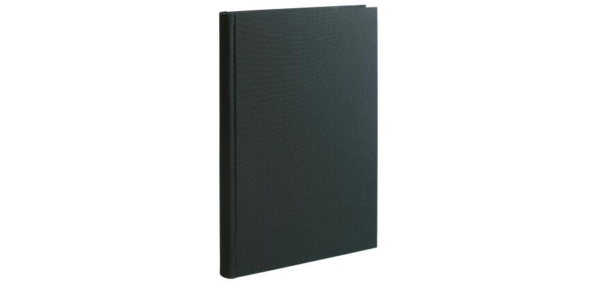 Registre 340X225 Quadrillé 500 pages foliotées - Noir toilé