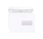Enveloppe Clairefontaine 80 g/m² blanche avec bande de protection - Boîte de 500