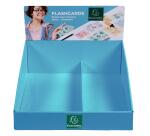 Prés. Comp. avec 38 paquets de 50 flashcards sous film + anneau - bristol ligné perforé - A6 et A7 - Couleurs assorties