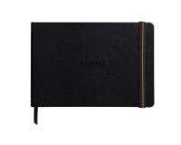 Rhodia Touch Mixed Media Book, papier Paint'On extra-blanc 250g - A5 paysage, 40 pages - Noir