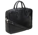 Maletín para portátil 15,6" doble compartimento Exactive® piel Negra