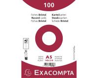 Fichas de cartulina bristol 205 g/m2 - Dots - 148x210 mm - Blanco