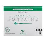 Fontaine bloc collé 1 côté 10F 31x41cm 300g grain torchon
