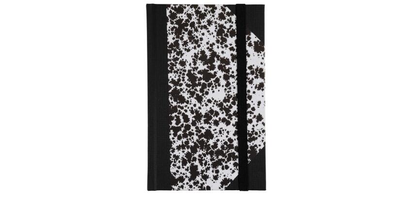 Marble Notebook 170x110, 192 lined pages - White