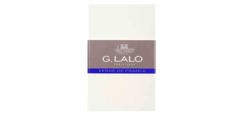 25 cartes Vergé de France blanc visite (85X135mm), sous sachet