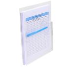 Exacompta Pack of 2 PP Adhesive Expanding Pockets A4 - Crystal