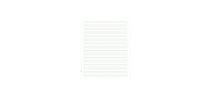 „2000 Blatt grüner Listenpapier 240x11"" 1-lagig Caroll-Streifbänder nicht ablösbar 60g“ - Grün