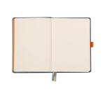 Rhodiarama Goalbook rembordé rigide A5 240 pages dot papier ivoire 90g - Saphir