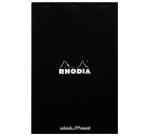 Stapled notepad 'dotPad', A4, dotted, black