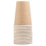 15 Gobelets en carton, 20 cl - Kraft