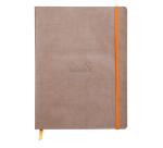 Rhodia Softcover Notebook - B5 - Dot - 80 Sheets - 90gsm - Taupe