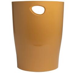 Ecobin Neo Deco wastebasket - Coppery gold