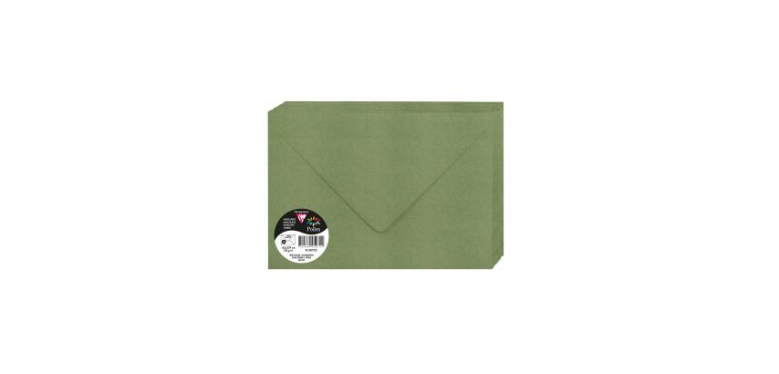 C5 envelopes, sage green