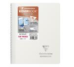Carnet reliure intégrale enveloppante Koverbook Silver A5 160 pages ligné couverture polypropylène opaque - Assortis