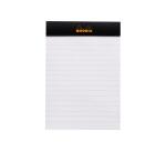 Bloc agrafé N°13 A6 80 feuilles lignées 80 g - Noir