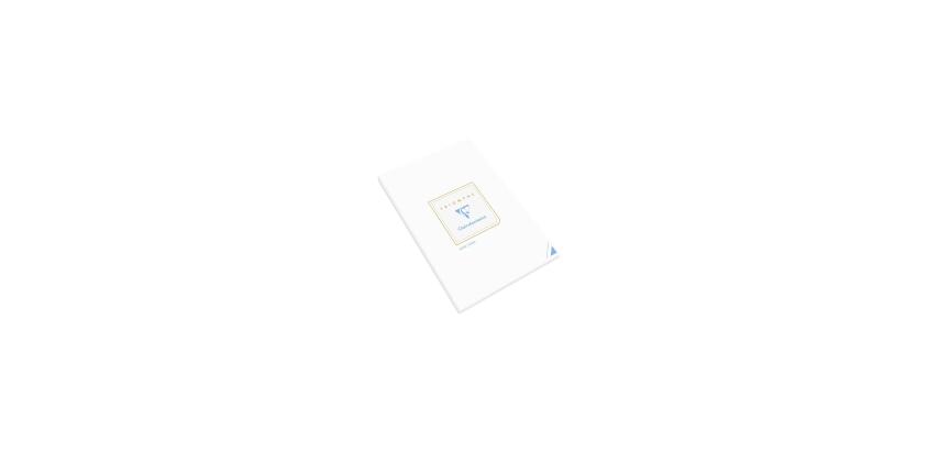 Bloc de Correspondance Triomphe 50 Feuilles Lignées Blanches A5-14,8x21 cm - 90g/m2 - Blanc