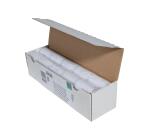Rolle für Kartenzahlung, 57mm x 8m, 2-lagig, chemisch reagierend, im Kern nicht geklebt, 60g - Weiß