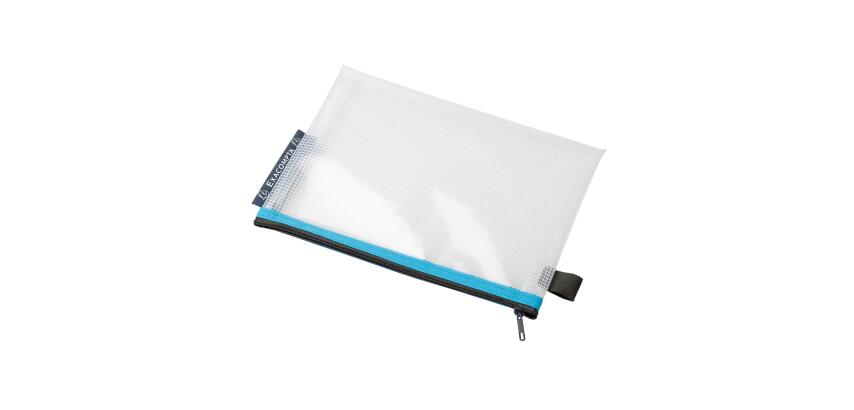Funda bolsa EVA transparentes cierre con cremallera A5 3/10e - Colores surtidos