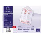 Estuche Exacompta de 5 fundas para mini CD y disquetes PVC alta calidad 14x100º - A4 - Incoloro