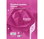 Clairefontaine Loose-Leaf Sheets, Ligne 7000, Seyes, 17x22cm 80g, 50 Sheets