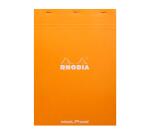 dotPad - bloc agrafé Rhodia N°18 21x29,7 cm dot 80 feuillets 80g - Orange