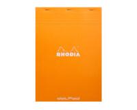 dotPad - gehefter Block Rhodia No.18 A4, 80 Blatt dot/punktkariert - Orange