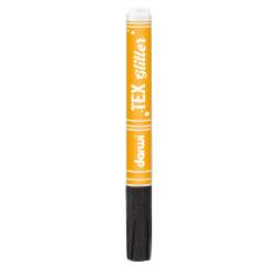 DARWI Marqueur Peinture Textile Pailletée Pointe Conique Fine 2mm - Noir