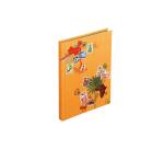 Briefmarkenalbum Globetrotter, 16 Seiten schwarz, 22,5x30,5 cm - Motive sortiert