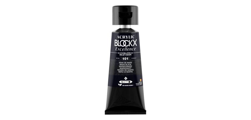 Peinture acrylique extra-fine fine tube 75ml - Noir de mars