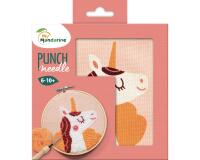 Punch Needle, Unicorn - Pink