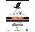 Clairefontaine Lavis Technique Paper Pad - A4 - 10 Sheets - 200gsm