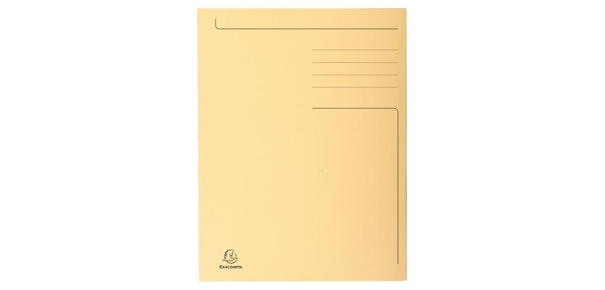Aktenmappe mit Beschriftungsfeld und 3 Klappen, 280g, 24 ,5x35cm für Format Folio, Forever