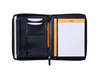 Rhodia Zippered Portfolio - 19.5 x 25.5 cm - Black