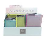 Exacompta EVA Pop 'N Co Zipped Pockets Display of 36 - Assorted colours