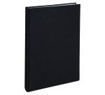 Register 35x22,5cm 5x5 foliiert 400 Seiten - Schwarzer Stoffeinband