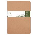 Set of 2 stapled notebooks Age Bag A4 96 plain pages - Tobacco