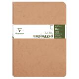 Set de 2 carnets piqués Age Bag A4 96 pages uni - Tabac