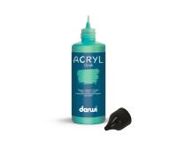 Darwi Flacon de 80 ml de Peinture Acrylique Universelle Opaque - Vert émeraude