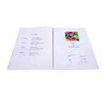 Doppelseitige Präsentionmappen mit Taschen, Packung mit 10 Stück, PP flexibel 200µ, 23x32cm für A4 doppelseitig und/oder A3