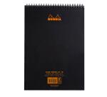 Notepad A4 80 feuilles lignées 80 g. - Noir