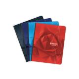Cahier brochure souple dos toilé 7000 17x22 cm 192 pages grands carreaux 70 g - Assortis