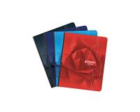 Cahier brochure souple dos toilé 7000 17x22 cm 192 pages grands carreaux 70 g - Assortis