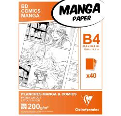 Etui Manga Multitechniek 40 blad 200g B4 (27,5x37,4cm)