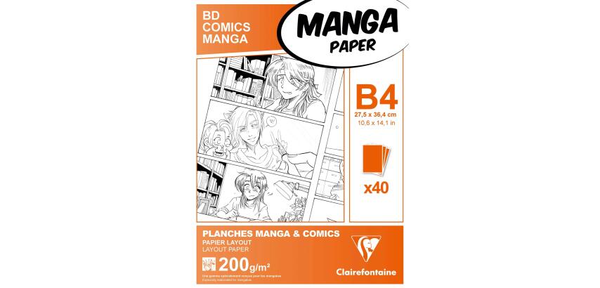 Etui Manga Multitechniek 40 blad 200g B4 (27,5x37,4cm)