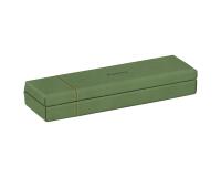 Rhodiarama plumier simili cuir italien 21x5,5x3 cm - Sauge
